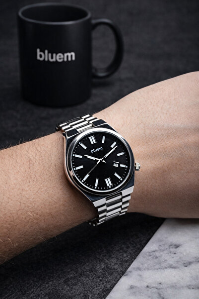 Bluem Axis Solid Series - Steel Case & Strap Men's Wristwatch