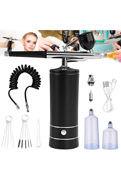 OEM Επαγγελματικός φορητός αερογράφος, Luxofia, ενσωματωμένος συμπιεστής, ακρ...