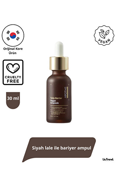 APOTHE Tulip Barrier Vegan Ampoule 30 ml Siyah lale ile bariyer ampul