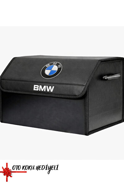Buscarpone Bmw Marka Logolu Oto Bagaj Organizer Çanta Oto Bagaj Çantası 2 Böl...