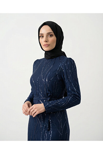 REMUBİ KADIN SEYYAR KUŞAKLI TESETTÜR ABİYE