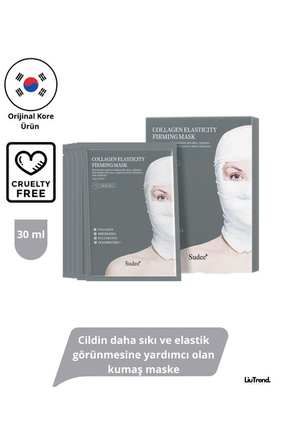 Sudee Collagen Elasticity Firming Mask 30ml *5ad Ciltte lifting ve elastikiye...