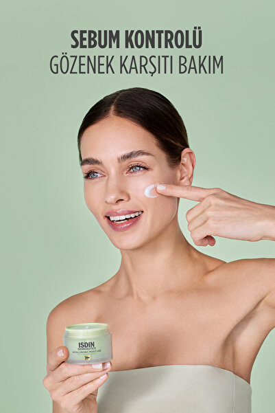 ISDINCEUTICS Hyaluronic Moisture Oily Yağlı Ciltler Için Siyah Nokta Karşıtı Nemlendirici Krem 50 gr