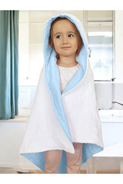 Joyous Mom Kids منشفة موسلين بغطاء للرأس، منشفة أطفال، منشفة حمام، منشفة شاطئ...