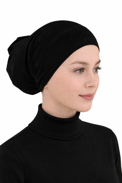 Merve Nayir Μαύρο ίσιο καπό σωλήνα