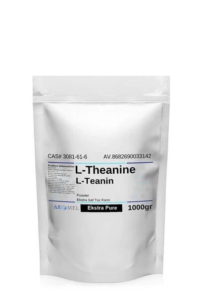 Aromel L-theanine | 1000 Gr | ?l-teanin | Ekstra Saf Toz Form