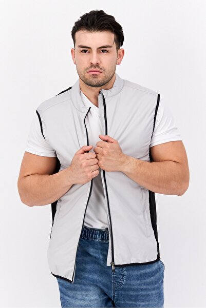 Lyle & Scott Men Plain Sleeveless Vest Jacket,