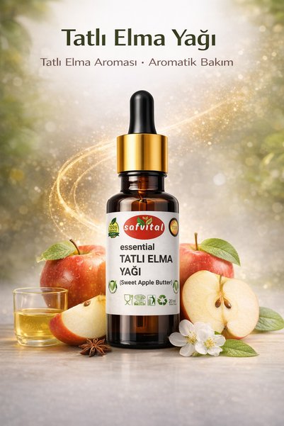 safvital Sweet Apple Oil 20 ml Aromatic Care Oil Refreshing Moisturizing Oil for Hair and Skin Premium Care Oil