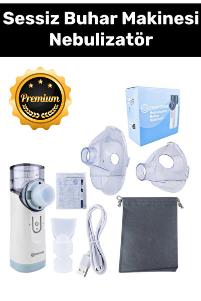 Carlburn Premium Seri Taşınabilir Tıbbi Atomizer Nebulizatör Inhalatör Sessiz...