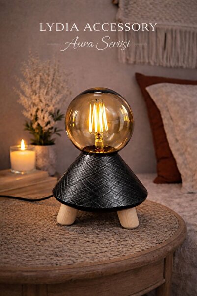 Lydia Accessory Kablolu Bohem Masa Lambası (Şarjlı Değildir) Ampul Dahil 20 c...