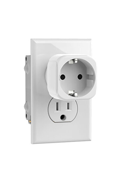 Choice 2pcs white 2pcs Travel Adapter USA Adapter Europe Germany Plug, EU to ...
