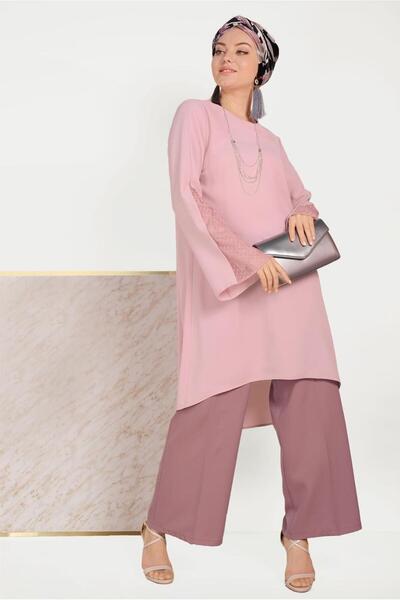 Alvina تونيك بأكمام من التول 40444