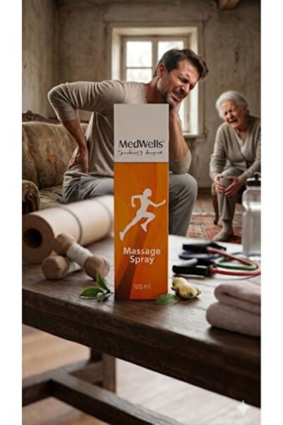 MEDWELLS بخاخ مساج لتخفيف آلام العضلات 120 مل
