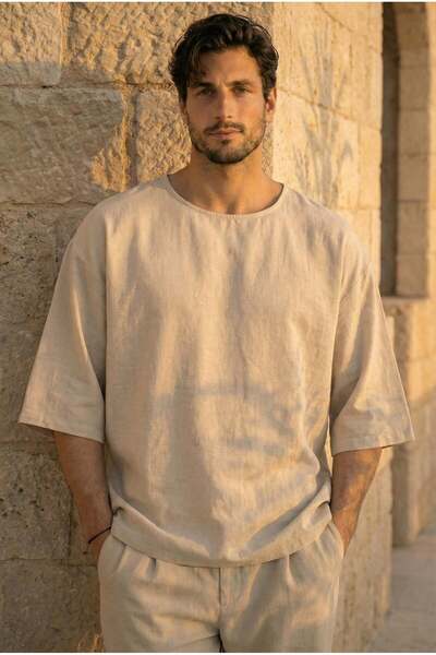 Valiberta Μπλουζάκι Castiel Crew Neck Fakir Sleeve Oversize με κοντό μανίκι -...