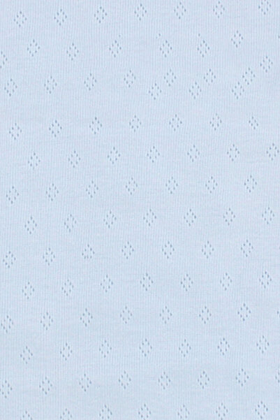 bebegen Unisex Bebek Mavi Jakarlı Askılı Çıtçıtlı Zıbın