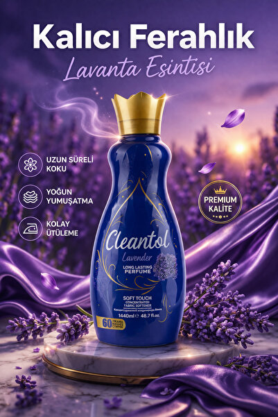 Cleantol Çamaşır Yumuşatıcısı Lavanta Uzun Süreli Koku 1440 ml / 60 Yıkama
