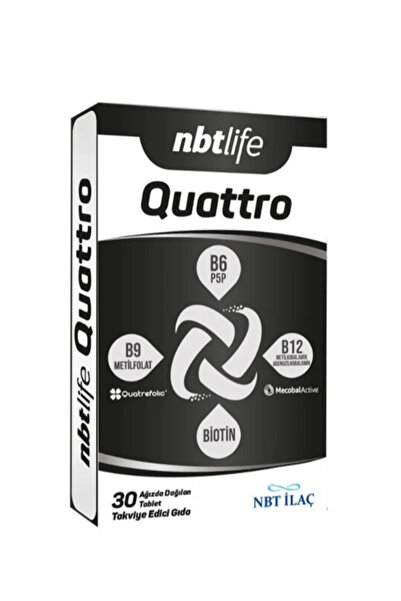 NBT Life Quattro Takviye Edici Gıda 30 Tablet
