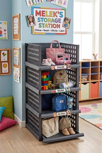 Smartware Smart Shelf Midi 4-Piece Set - Multi-Purpose Closet Organizer with ...