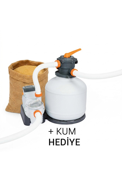 BESTWAY İntex Havuzlarla Uyumlu Kum Filtreli Devirdaim Motoru 11.355 lt 58486