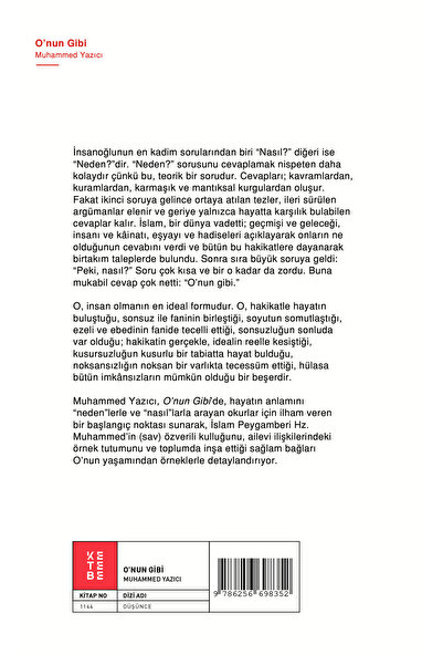 Ketebe Onun Gibi Muhammed Yazıcı