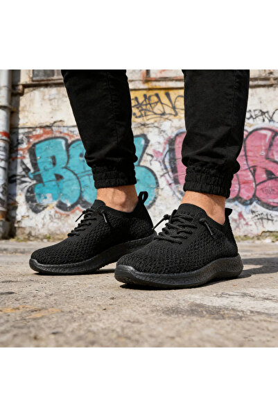 Tmall Pantofi sport bărbătești, material textil, B4044, Negru