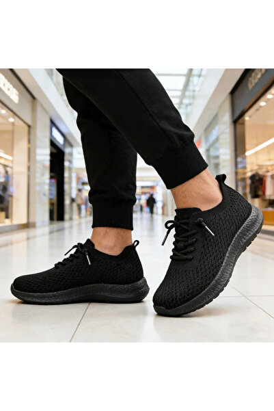 Tmall Pantofi sport bărbătești, material textil, B4044, Negru