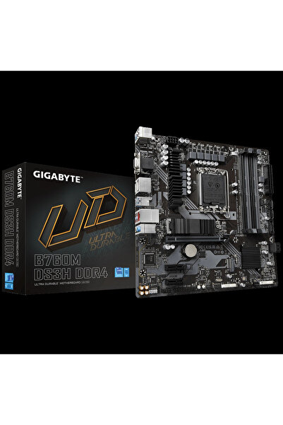 Gigabyte B760m-ds3h Ddr4 Intel B760 Soket 1700 Ddr4 5333mhz Matx Gaming (ΓΙΑ ...