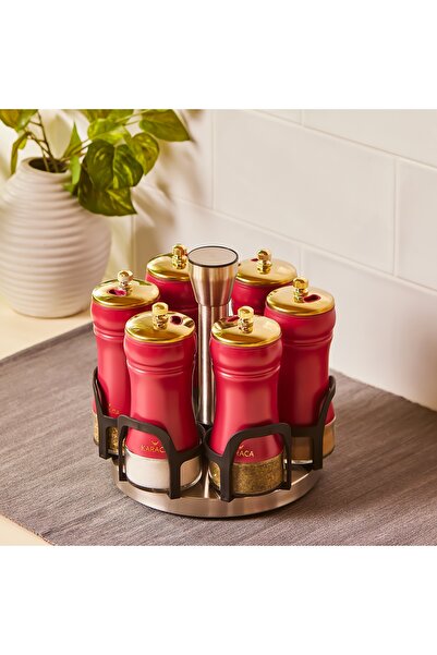 Karaca Gold Berry 7 Parça Baharat Takımı