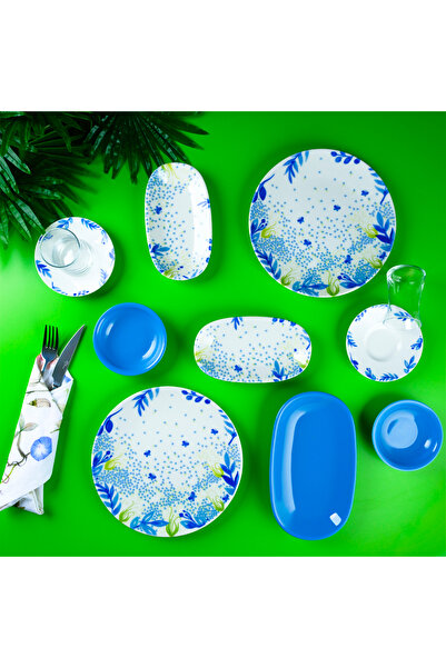 Aryıldız Blue Mimosa 19 Parça 4 Kişilik Kahvaltı Takımı