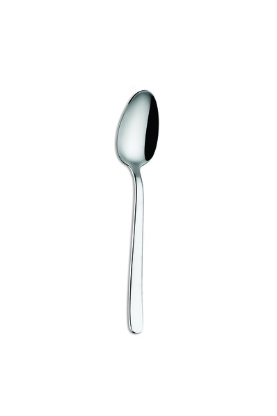 Aryıldız Crystal 6-Piece Stainless Steel Dessert Spoon