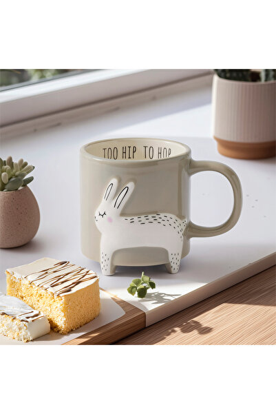 Aryıldız Animal Tavşan Figürlü Kupa 320 ml