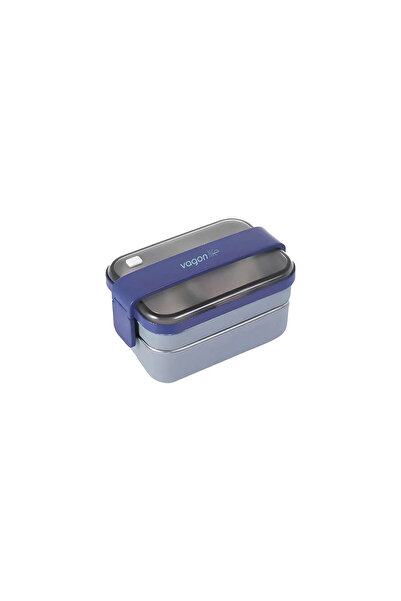 Vagon Vagonli̇fe Stainless Steel Two-Layer Compartmented Lunch Box - Lunch Bo...