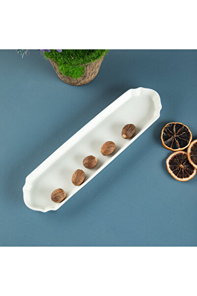 Aryıldız طبق تقديم زيتوني مربع قمري 25 سم