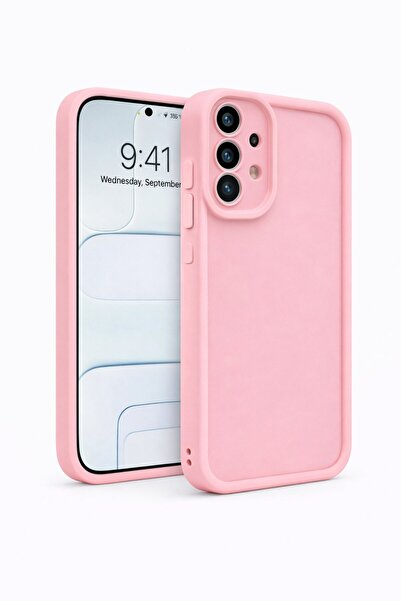 Vissona Samsung Galaxy A32 4G Uyumlu Kamera Çıkıntılı Mat Silikon Telefon Kılıfı