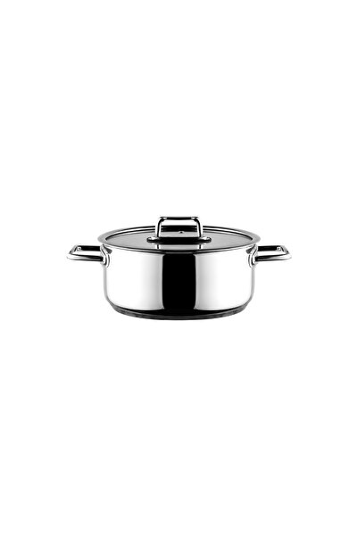 Aryıldız Colombus Stainless Steel Deep Pot 22 cm