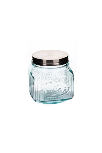 Generic Brand وعاء سلطة بغطاء معدني 800 سي سي