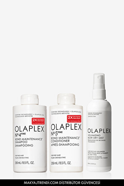 Olaplex Fine Volume Boost Set - İnce Telli Saçlar İçin Bağ Güçlendirici Şampu...