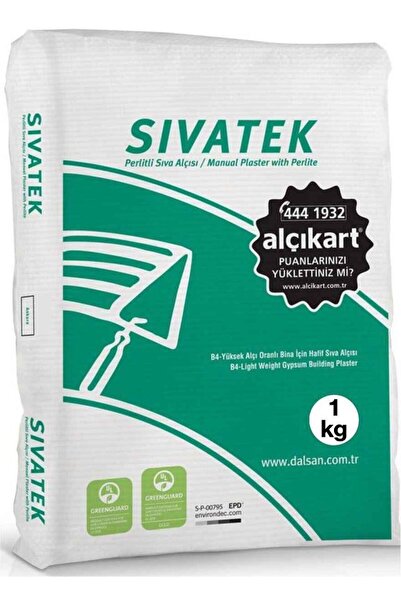Lafarge Dalsan Sıva Alçısı 1 Kg Fiyatıdır-İç Dış Cephe duvar tamirat tadilat ...