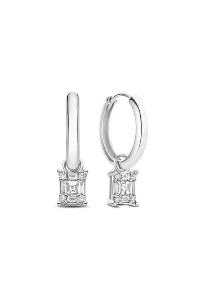 Isabel Bernard De la Paix Maxime 14 Karat Weißgoldohrrstecker mit Diamant 0.2...