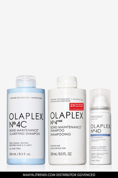 Olaplex Shampoo Essentials For Oily Hair Set - Bağ Güçlendirici & Derinlemesi...