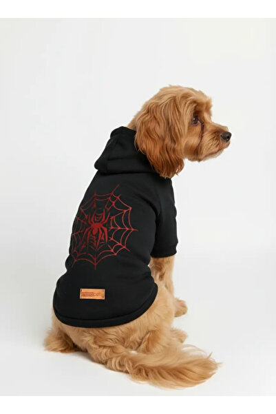 MPZ Pets Cat and Dog Clothes - Black Hoodie and Spider Suit