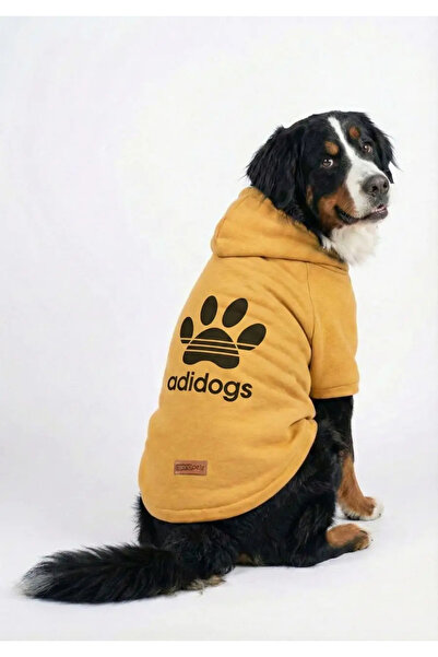 MPZ Pets هودي أصفر Adidog - ملابس وفستان للقطط والكلاب