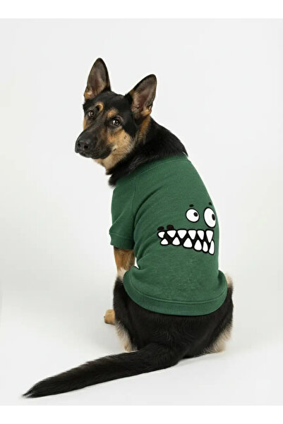 MPZ Pets Cat and Dog Apparel - Green Sweatshirt and Vector Crocodile
