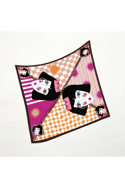 tarzınısec Επιλέξτε το στυλ σας: Καφέ Φουλάρι Queen / Μπαντάνα / Αξεσουάρ / Σ...