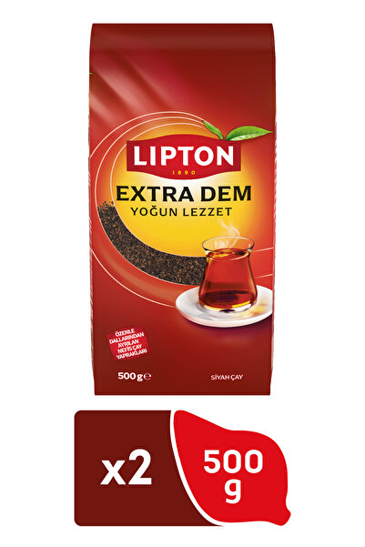 Lipton Extra Dem Dökme Çay 500 gr İkili Set