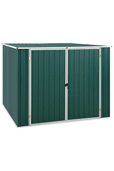 Concept Garden shed, green, 195 x 198 x 159 cm, galvanized steel