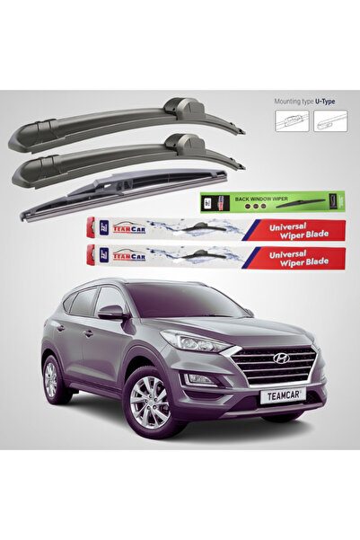 TEAMCAR Hyundai Tucson III TL Facelift (2018–2020) Επίπεδες Υαλοκαθαριστήρες ...