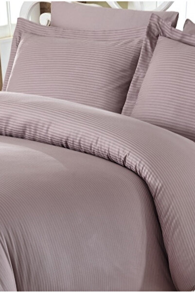 NazeninHome Ριγέ σατέν |   Γιολλού Σατέν |   Σετ Παπλωματοθήκης Τύπου Ξενοδοχ...