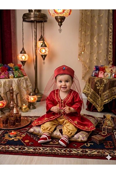 biyan collection Kız Bebek Mevlütlük Bindallı Kına Takımı Kınalık Set 6 Ay Kı...