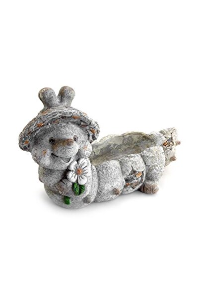 Strend Pro Decoratiune gradina, ceramica, omida cu ghiveci, 47x23x28 cm
